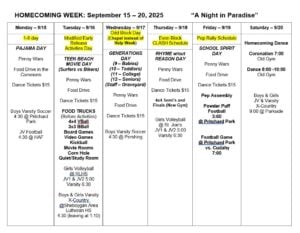 RLHS Homecoming Week 2025