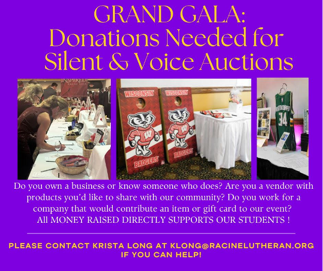 GRAND GALA – STUDENT DONATION