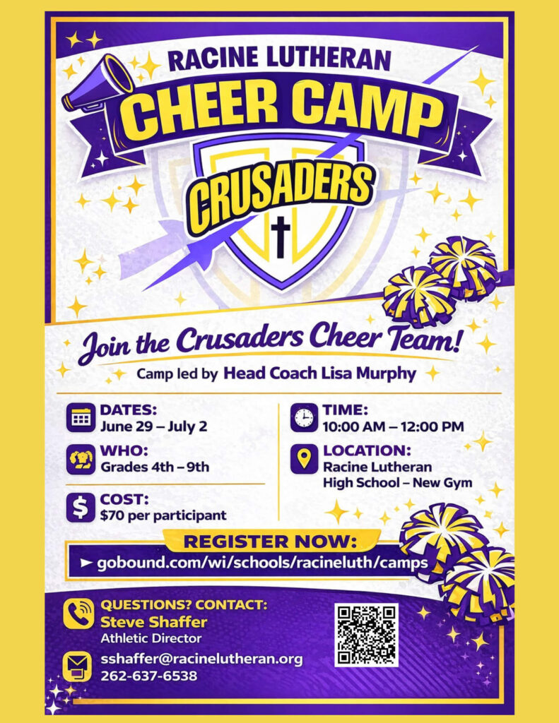 Racine Lutheran High School Cheer Summer Camp