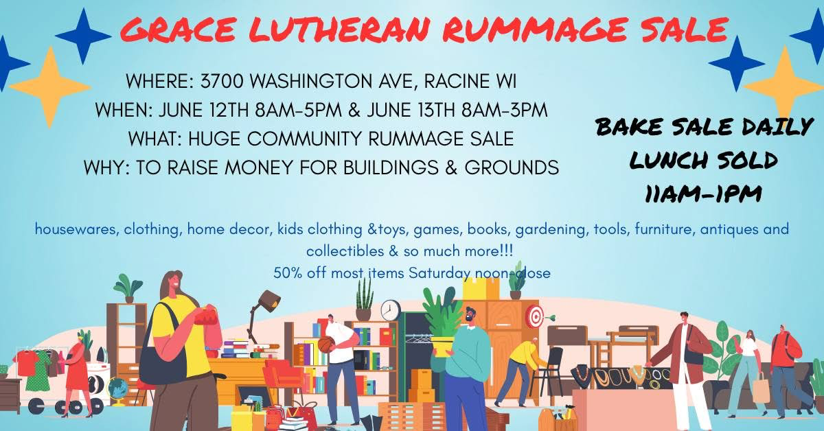 Grace Lutheran Rummage Sale Grace Lutheran Rummage Sale