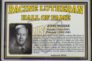 John Bleeke HOF